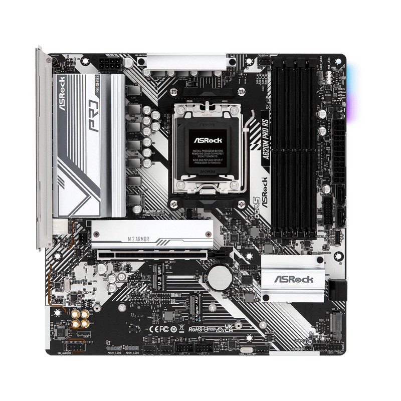 A620M PRO RS - Motherboard - micro ATX - Socket AM5 - AMD A620 Chipsatz - USB...